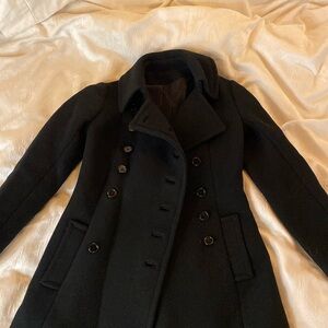Custom Vintage Wool Long Peacoat